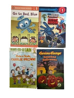 Penguin Young Readers & Curious George Kids Book Set - Multicolor